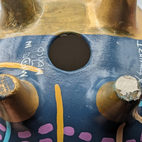 MEXICAN FOLK ART PIGGY BANK - Picture 11 of 12